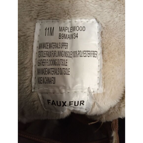 JBU by Jambu Maplewood Women's Black/Brown Duck Boots Size 11M - Picture 7 of 8